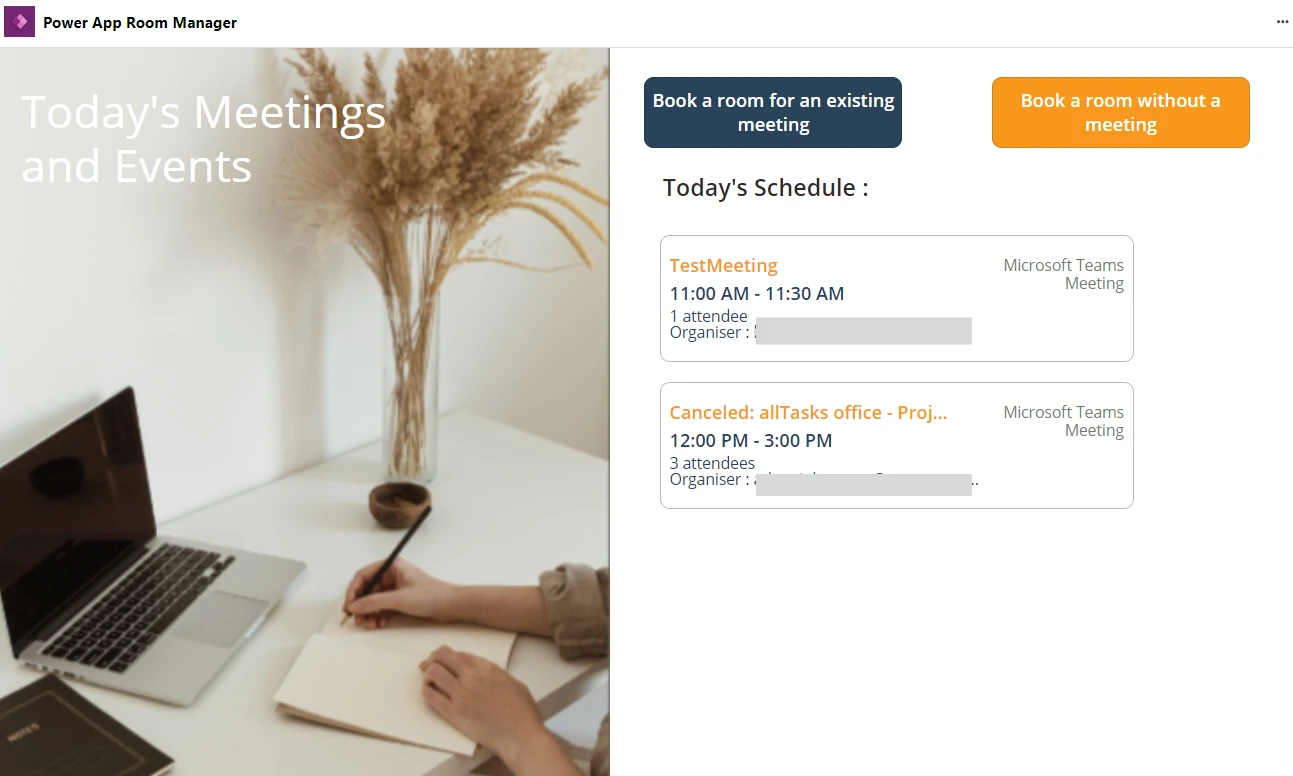 Power app Room Manager