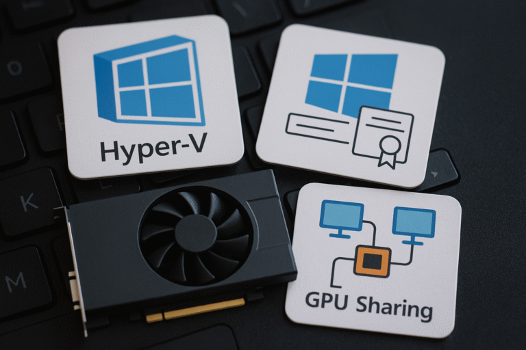 Setting Up VDI for Small Setups: Hyper-V, Windows Licensing, and GPU Sharing